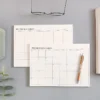 DIY Weekly Monthly Undated 60 Sheets Planner