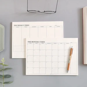 DIY Weekly Monthly Undated 60 Sheets Planner