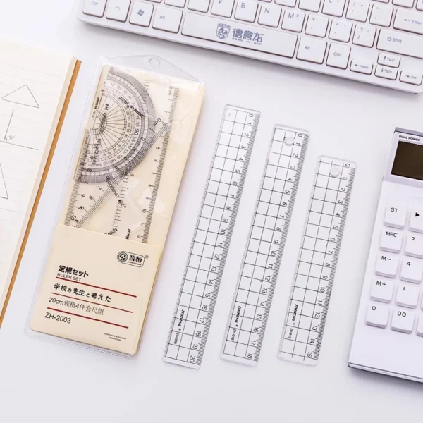 Simple Transparent Ruler 15CM