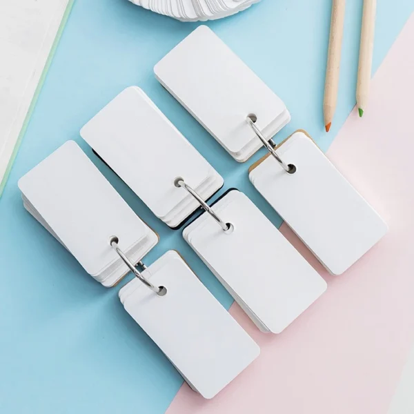 Card Paper Cover Iron Ring Notepad