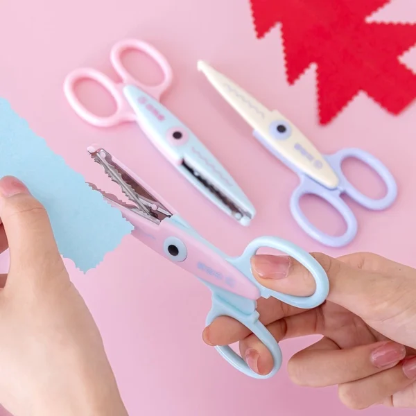 Cute Pattern Safety Scissors Set