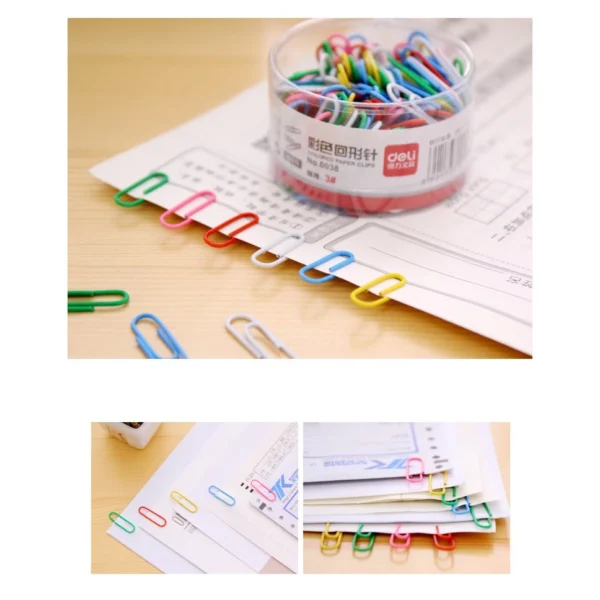 Small Colorful Paper Clip Box