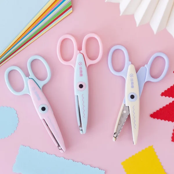 Cute Pattern Safety Scissors Set