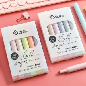 6 in 1 Colorful Pastel Highlighter