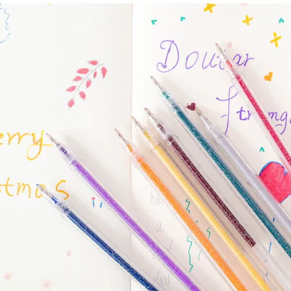 Colourful Blink Crystal Gel Pens