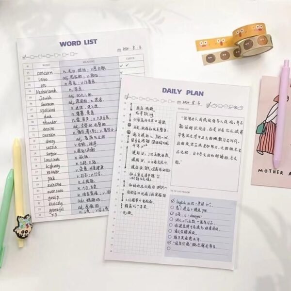 Simple A5 Daily and Weekly Planner
