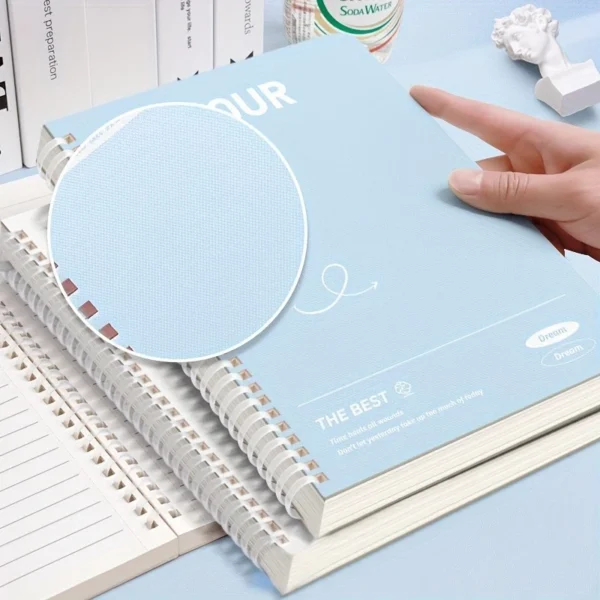 Set Of 3 Creative Minimalist A5 Coil Notebook